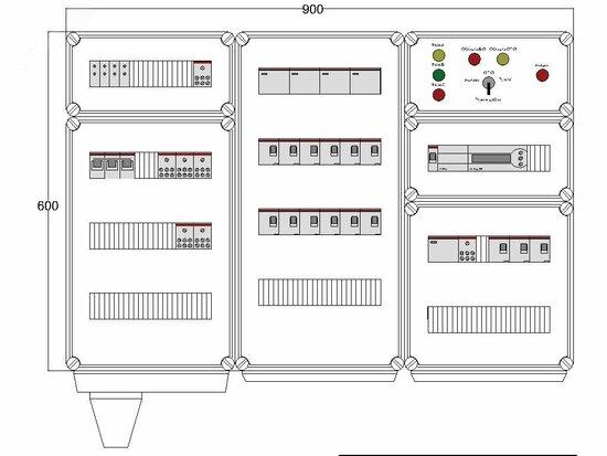 Фото №2 Щит управления электрообогревом DEVIbox HS 15x3400 D850 (в комплекте с терморегулятором) (DBS033)
