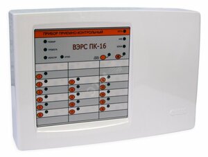 фото Прибор приемно-контрольный охранно-пожарный ВЭРС-ПК16П-РС версия 3.2, встроенный регистратор событий, пластмассовый корпус, 16 шлейфов сигнализации
