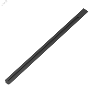 фото Шинопровод однофазный встраиваемый 1 м черный (с адаптером питания и заглушкой) Track Gauss (TR129)