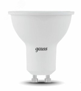 фото Лампа светодиодная LED 5 Вт 530 Лм 4100К белая GU10 MR16 Black Gauss (101506205)