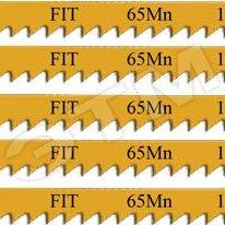 фото Полотна для э/лобзика по дереву, европ.хвостовик, усиленная сталь 65 Мп, 5 шт, 6 ТPI (41105)