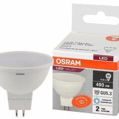 фото Лампа светодиодная LED 6 Вт GU5.3 6500К 480Лм спот 220 В (замена 50Вт) OSRAM (4058075582668)