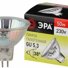 фото Лампа накаливания галогенная GU5.3-JCDR (MR16) -50W-230V-CL (галоген, софит, 50Вт, нейтр, GU5.3) ЭРА (10/200/6000) ЭРА (C0027365)