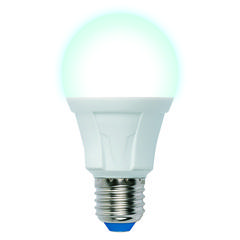 фото LED-A60 13W/4000K/E27/FR PLP01WH Лампа светодиодная. Форма «А», матовая. Серия Яркая. Белый свет (4000K). Картон. ТМ Uniel. (LED-A60 13W/4000K/E27/FR)