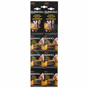 фото Элемент питания Duracell LR03-2BL BASIC 2*6 NEW (12/120/17280) (Б0019682)