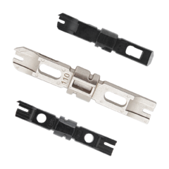 фото Нож-вставка для заделки витой пары в кроссы типа KRONE, крепление Twist-Lock, черная (NMC-14TBK)