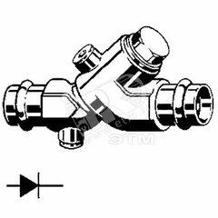 фото Клапан обратный пресс 22 Easytop бронза SC-Contur модель 2239 (471033)
