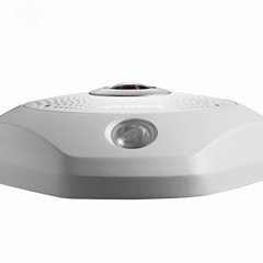 фото Видеокамера IP 6Мп fisheye с ИК-подсветкой до 15м (1.27мм) (DS-2CD6365G0E-IS(1.27mm)(B))