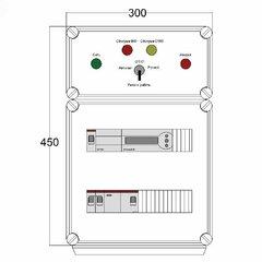 фото Щит управления электрообогревом DEVIBOX HR 1x2800 D850 (в комплекте с терморегулятором) (DBR013)