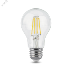 фото Лампа светодиодная LED 6 Вт 630 Лм 4100К белая Е27 А60 Filament Gauss (102802206)