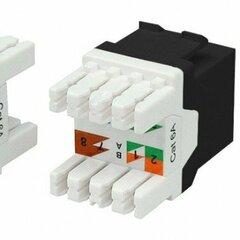 фото Вставка KJ8-8P8C-C6A-180-BK Keystone Jack RJ-45(8P8C)категория 6a (10G)черная (KJ8-8P8C-C6A-180-BK)