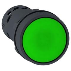 фото Кнопка 22мм зеленая с возвратом 2НО (XB7NA33)