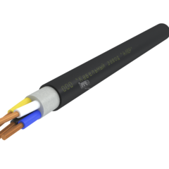 фото Кабель силовой ППГнг(А)-HF 4х2.5ок(N)-1 однопроволочный черный (барабан)