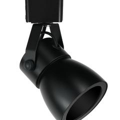 фото Трековый светильник однофазный TR38-GU10 BK MR16 черный под лампу ЭРА (Б0053308)