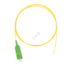 фото Шнур опт монтажный, SM 9/125 OS2, SC/APC, LSZH, 0.9мм, желтый, 1м, уп-ка 2шт. (NMF-PT1S2C0-SCA-XXX-001-2)