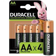 фото Аккумулятор Duracell HR6-4BL 2400mAh/2500mAh предзаряженный (4/40/15000) (Б0014863)