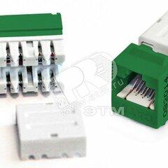 фото Вставка Keystone Jack RJ45(8P8C) категория 6 110 IDC красная (212412)