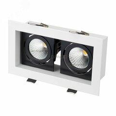 фото Светильник CL-KARDAN-S180x102-2x9W White (WH-BK, 38 deg) (ARL, IP20 Металл, 3 года) (024131)