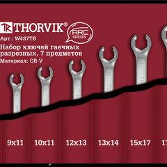 фото Набор ключей гаечных разрезных серии ARC в сумке, 8-19 мм, 7 предметов (W4S7TB)