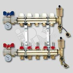 фото Коллекторная группа с расходомерами 1' х 11 выходов 3/4'х18