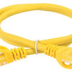 фото Патч-корд ITK категория 5е UTP 5 метр PVC желтый (PC05-C5EU-5M)
