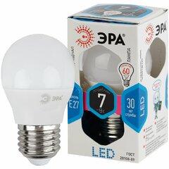 фото Лампа светодиодная Эра LED P45-7W-840-E27 (диод, шар, 7Вт, нейтр, E27) (Б0020554)