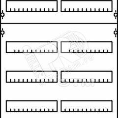 фото Панель для модульных устройств 2ряда/3рейки (3х24=72модуля) (STJ2 V 00A)