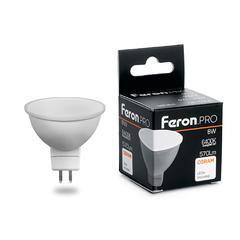 фото Лампа светодиодная LED 8вт 230в GU5.3 дневной Feron.PRO (LB-1608)