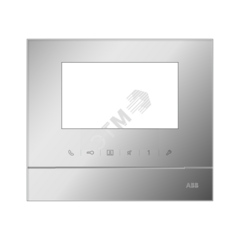 фото Рамка для абонентского устройства 4.3 белая с символом индукционной петли (52313FC-W)