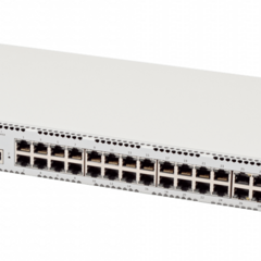 фото Коммутатор управляемый L2 PoE+ 24 порта 10/100/1000 Мб/с, 4хSFP, SFP+, 48В DC (MES2428P_DC)