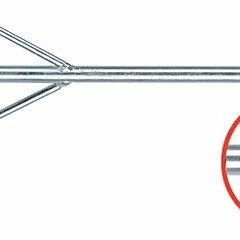 фото Миксер для строительных смесей оцинкованный Профи, хвостовик SDS-PLUS 120х600 мм (4220)