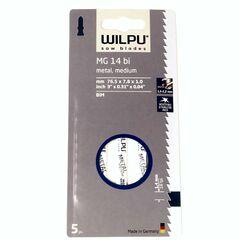 фото Пилка для лобзика MG 14 bi х5шт/уп для стали и нержавеющей стали от 1,5 до 2,2мм (0258100005)