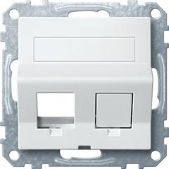 фото Плата наклонная для Keystone RJ45 белая (MTN4568-0319)