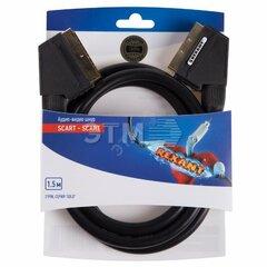 фото Шнур SCART - SCART (21pin) 1.5М (GOLD) (etm06-3075)