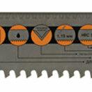 фото Ножовка по пенобетону ''Дельта''(Премиум), закругленное полотно, усиленный зуб, шаг 16 мм, 550 мм (40762)