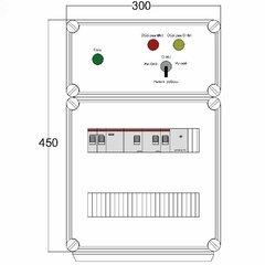фото Щит управления электрообогревом DEVIbox HS 2x1700 D330 (в комплекте с терморегулятором и датчиком температуры) (DBS110)