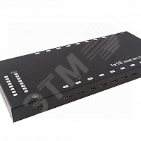 фото Распределитель HDMI v1.4(1вх./16вых.), с поддержкой 3D, до 1080p/60Гц/36бит и 4Kx2K/24Гц, DTS-HD/true-HD/LPCM7.1/AC3/DTS/DSD (D-Hi116/1)
