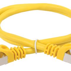 фото Патч-корд ITK категория 5е FTP 0.5м PVC желтый (PC05-C5EF-05M)