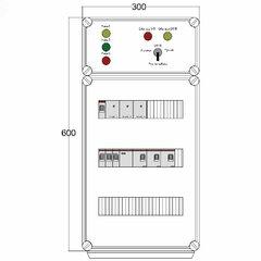 фото Щит управления электрообогревом DEVIBOX HR 3x2800 3хD330 (в комплекте с терморегулятором и датчиком температуры) (DBR155)