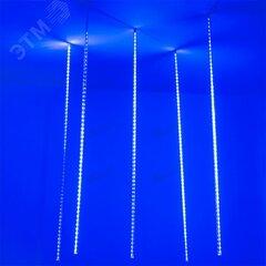 фото Гирлянда светодиодная декоративная ARD-ICEFALL-CLASSIC-D12-1000-5PCS-CLEAR-120LED-LIVE BLUE (230V, 11W) (ARDCL, IP65) (026053)