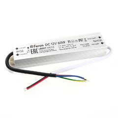 фото Драйвер светодиодный LED 60w 12v IP67 (LB007)