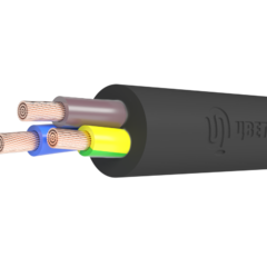 фото Кабель силовой КГТП-ХЛ 2х6(N)+1х4(PE) 220/380-3 ТРТС