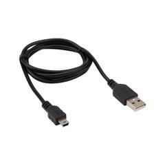 фото Кабель USB-mini USB, PVC, black, 1m (etm18-4402)