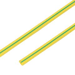 фото Термоусаживаемая трубка 8,0 4,0 мм, желто-зеленая, упаковка 50 шт. по 1 м (etm20-8007)