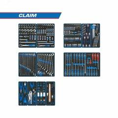 фото Набор инструментов 'CLAIM' для тележки, 13 ложементов, 286 предметов (934-286MRVD)