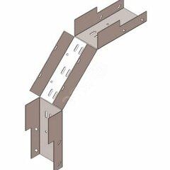 фото Лоток замковый перфорированный КСЗ 100х100-90 УТ1,5 для поворота трассы вниз на 90, оцинкованный лист(толщина покрытия 10 -18мкм), S1,6 (П0000018689)