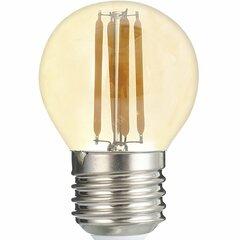 фото Лампа сетодиодная декоративная LED 8w E27 4000K шар золотой филамент 230/50 Jazzway (5021662)