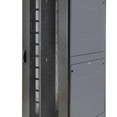 фото Шкаф Rackcenter D9000 42U 750Х1200, передняя дверьперф.1-ств., задняя дверь перф.2-ств.,черный (60F-42-7C-94BL)