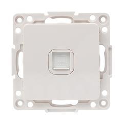 фото Стокгольм Механизм Розетки RJ-45 1-местной белый EKF