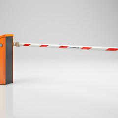 фото Шлагбаум Magnetic HiSpeed2 правосторонний, MGC, цвет RAL2000 (оранжевый), для стрел Microboom до 1,5 м, 0,3 сек.